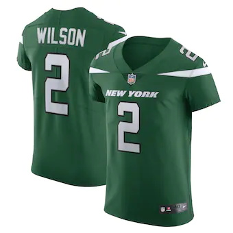 mens nike zach wilson gotham green new york jets vapor elit